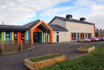 Colourful panels add finishing touches to Yorkshire school