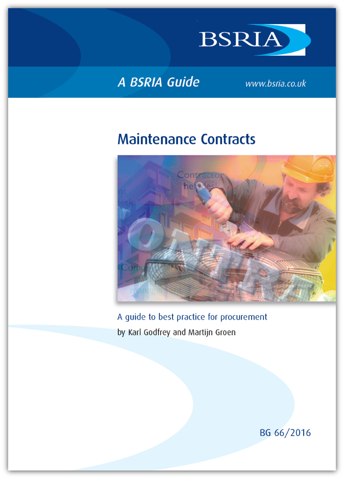 BSRIA launches Maintenance Contracts: A guide to best practice for procurement