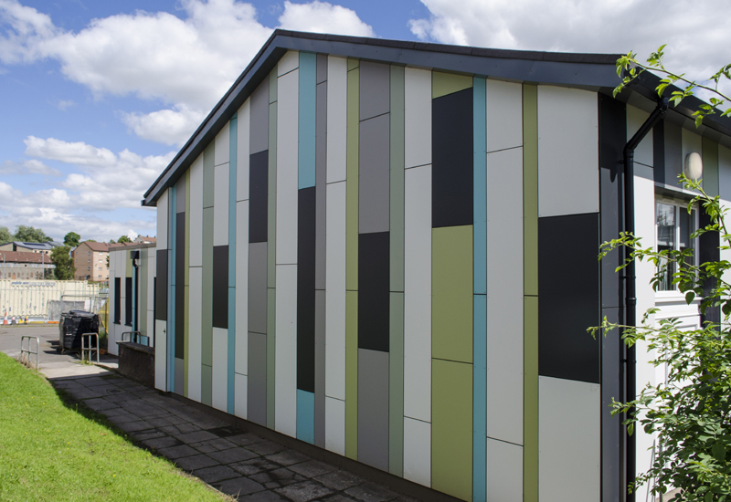 Glasgow’s Cadder Primary School gets multi-coloured facelift