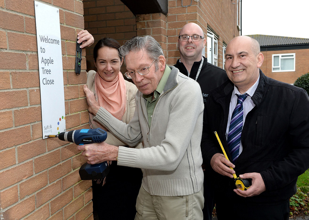 Suffolk Housing offers a helping hand to vulnerable and elderly tenants with DIY and home maintenance