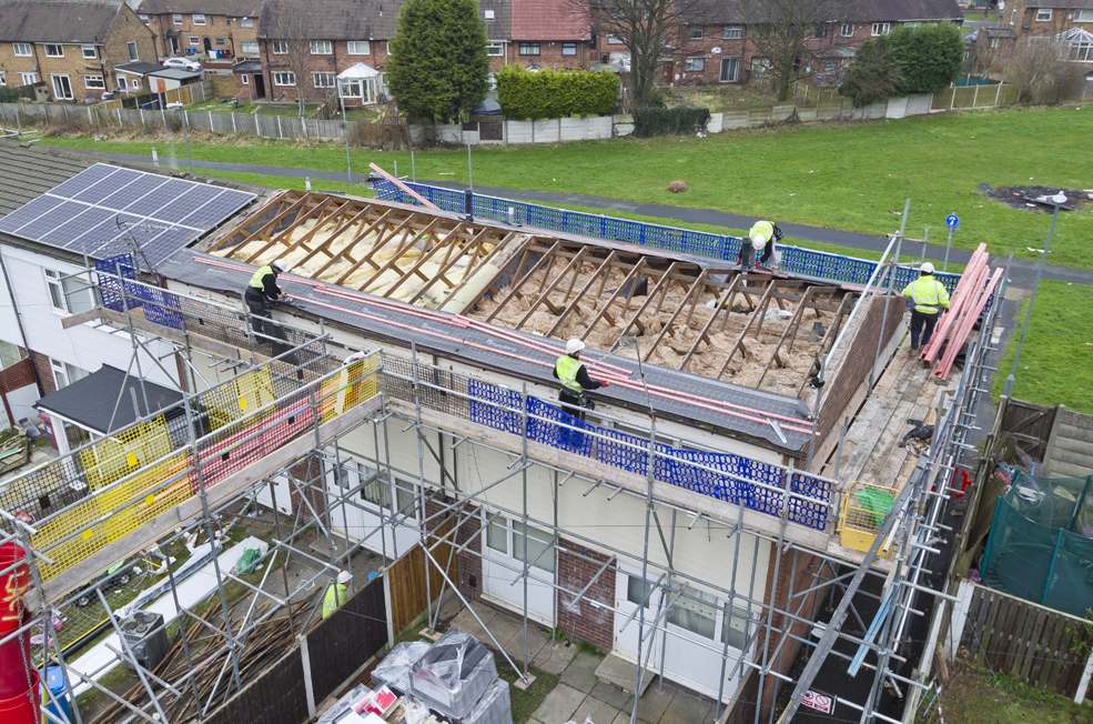 Going beyond Building Regulations to ensure the roofs on social housing properties comply with BS 5534