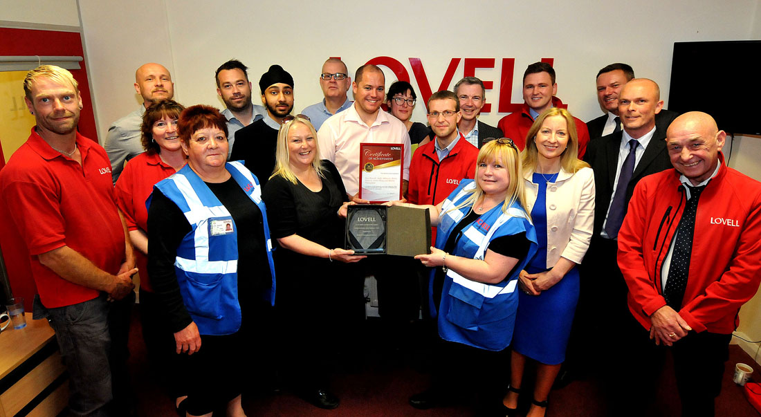 Outstanding safety performance by Lovell’s Bristol team earns national award