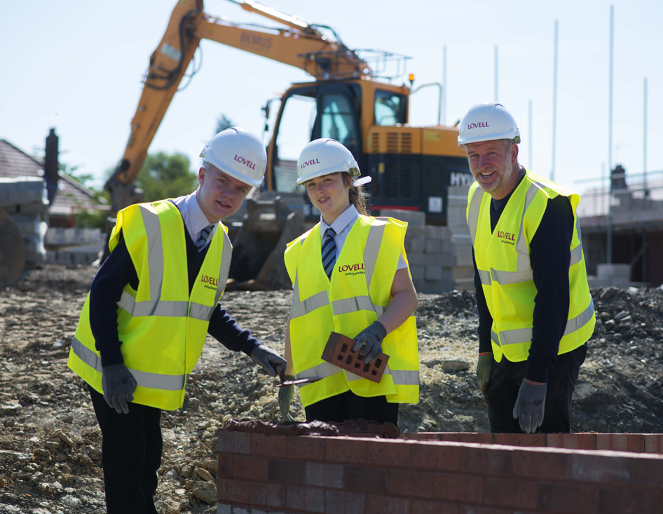 Constructive experience at new affordable city housing development inspires South Leeds students