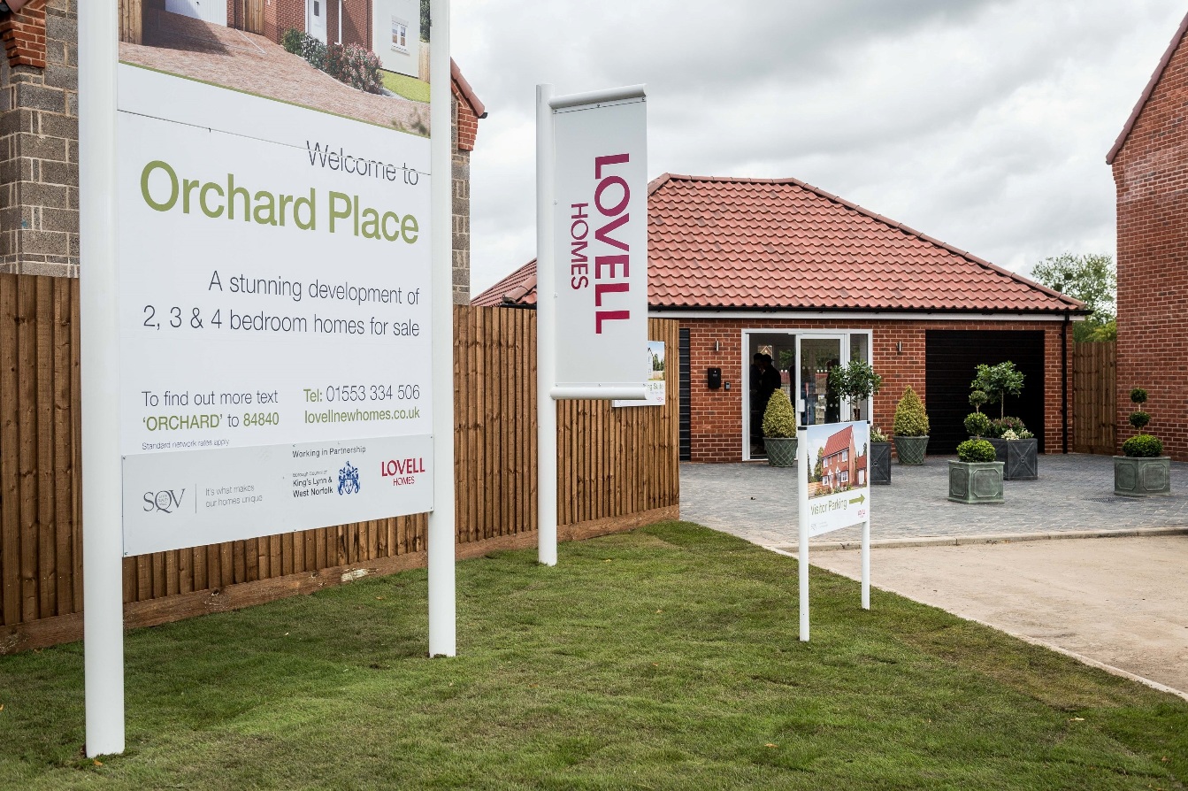 Sales success as new King’s Lynn Orchard Place development releases first homes