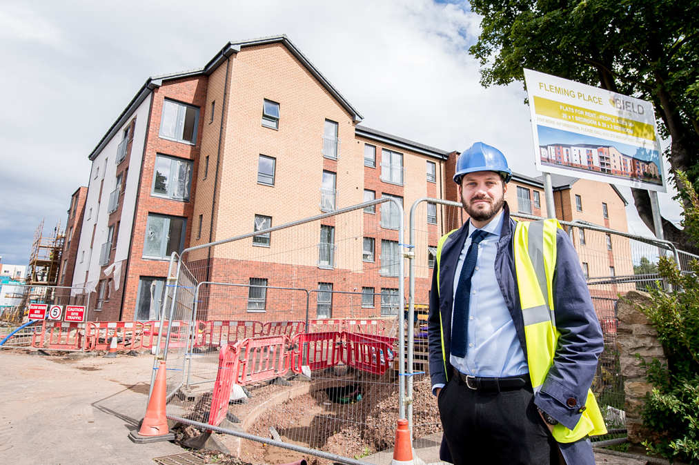 £4.9m Fleming Place housing development on track to be completed in February 2018