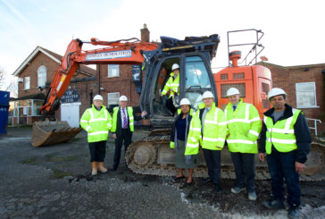 Ground-breaking on new affordable homes for Eltham