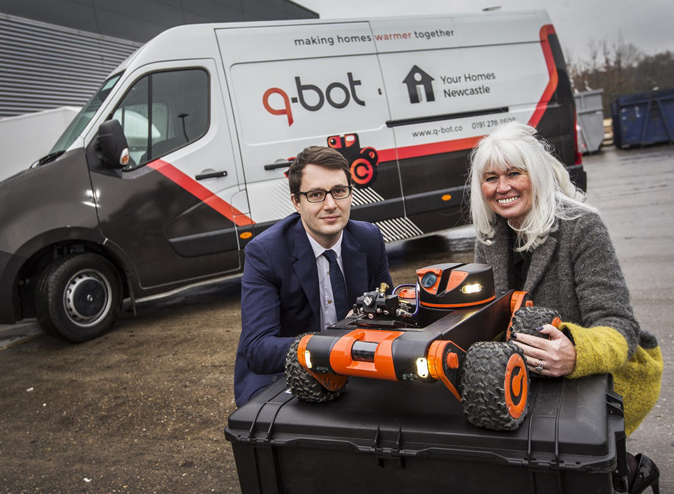 New partnership between YHN and Q-Bot could benefit 360,000 properties in the North of England