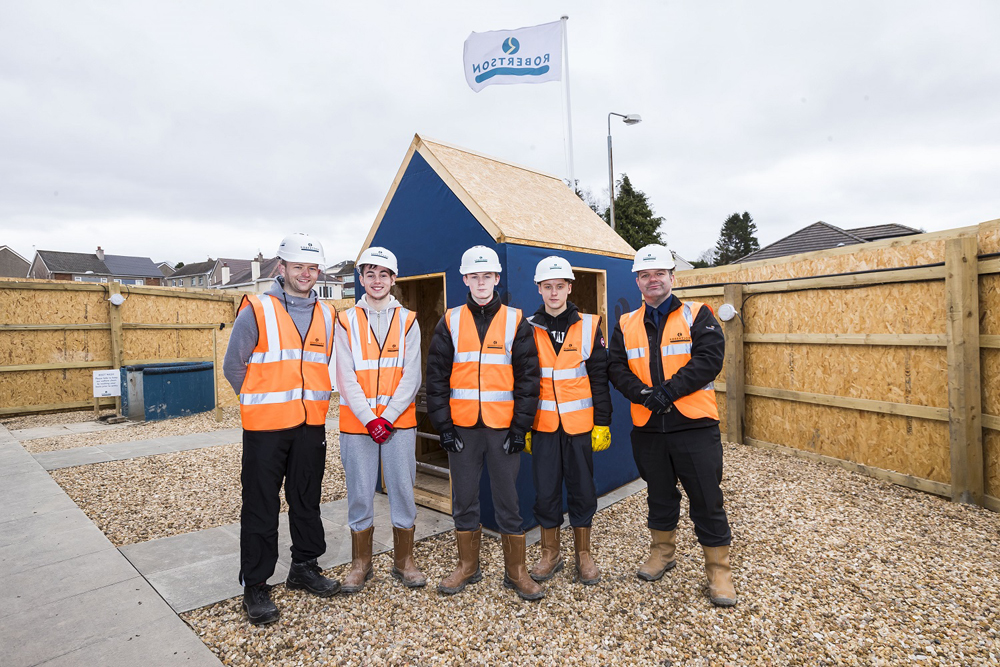 North Lanarkshire pupils become housebuilders for the day