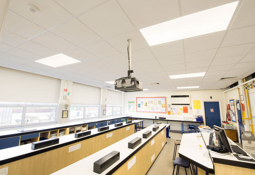 Hastings High School updates its lighting system