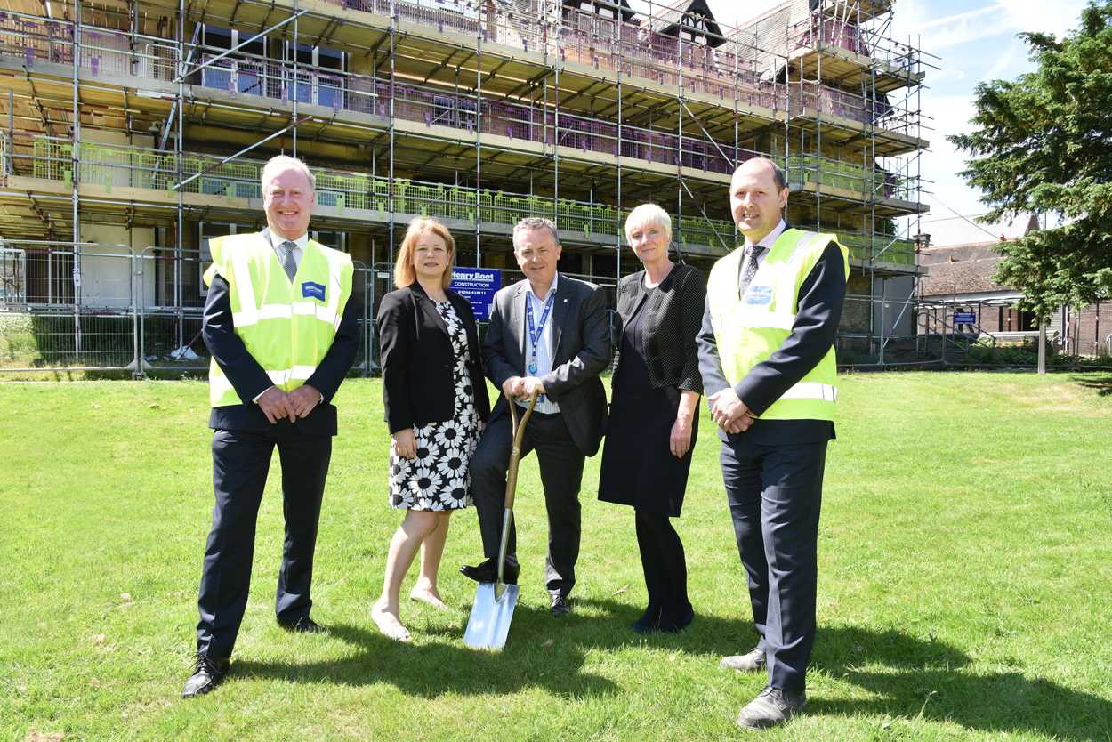 Groundbreaking ceremony for £15.8m renovation of historic Brookfield House