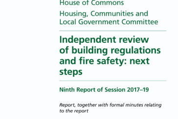 Government issues report on building regulations and fire safety