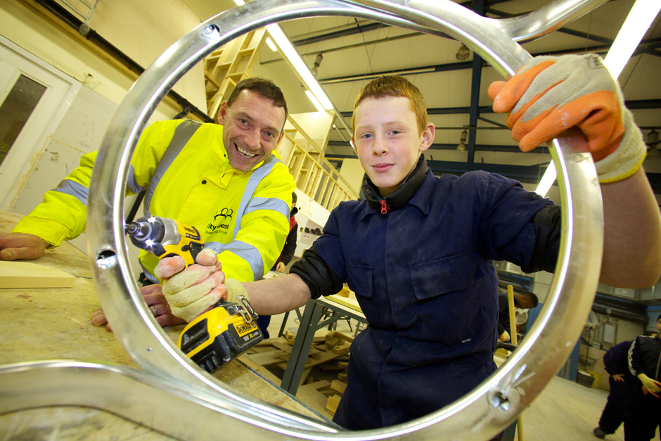 Construction skills programme for Salford school pupils receives £17,500 funding boost