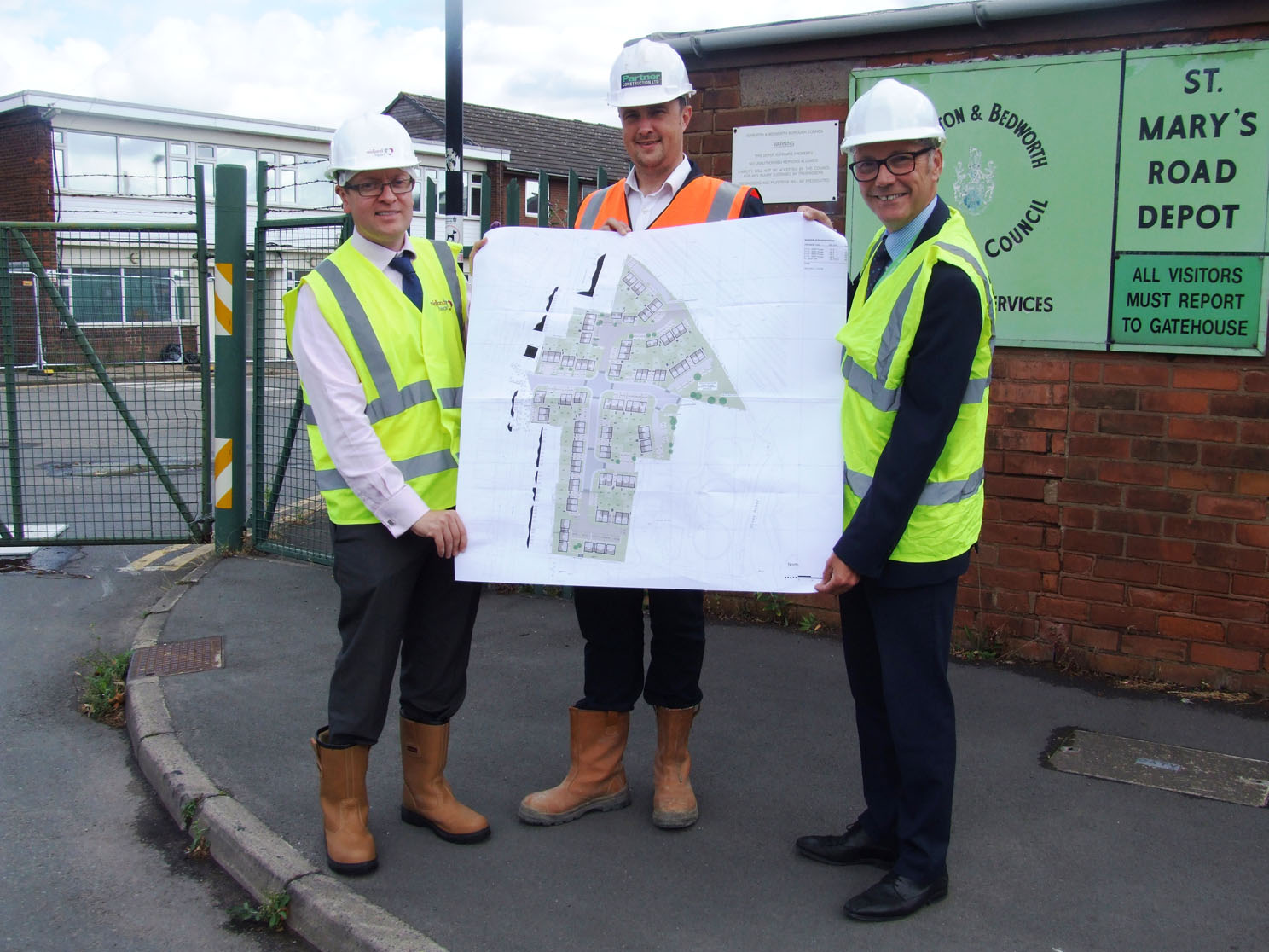 Partner starts on site works to deliver new homes for Midland Heart in Nuneaton