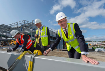 Deputy First Minister witnesses £55m Community Campus construction in action in Aberdeenshire