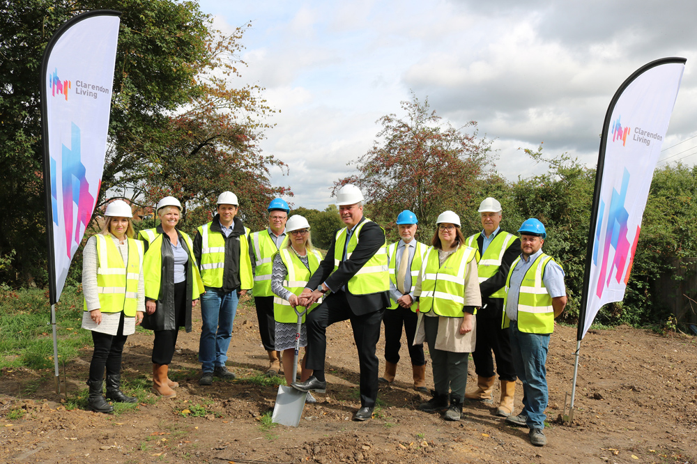 Ground-breaking ceremony held for Clarendon Living’s first development in East Hertfordshire