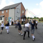 Traditional maypole celebration for new Walgrave homes