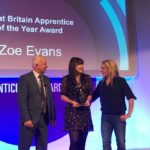 Triple win at CITB awards for Ian Williams’ apprentice Zoe