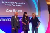 Triple win at CITB awards for Ian Williams’ apprentice Zoe
