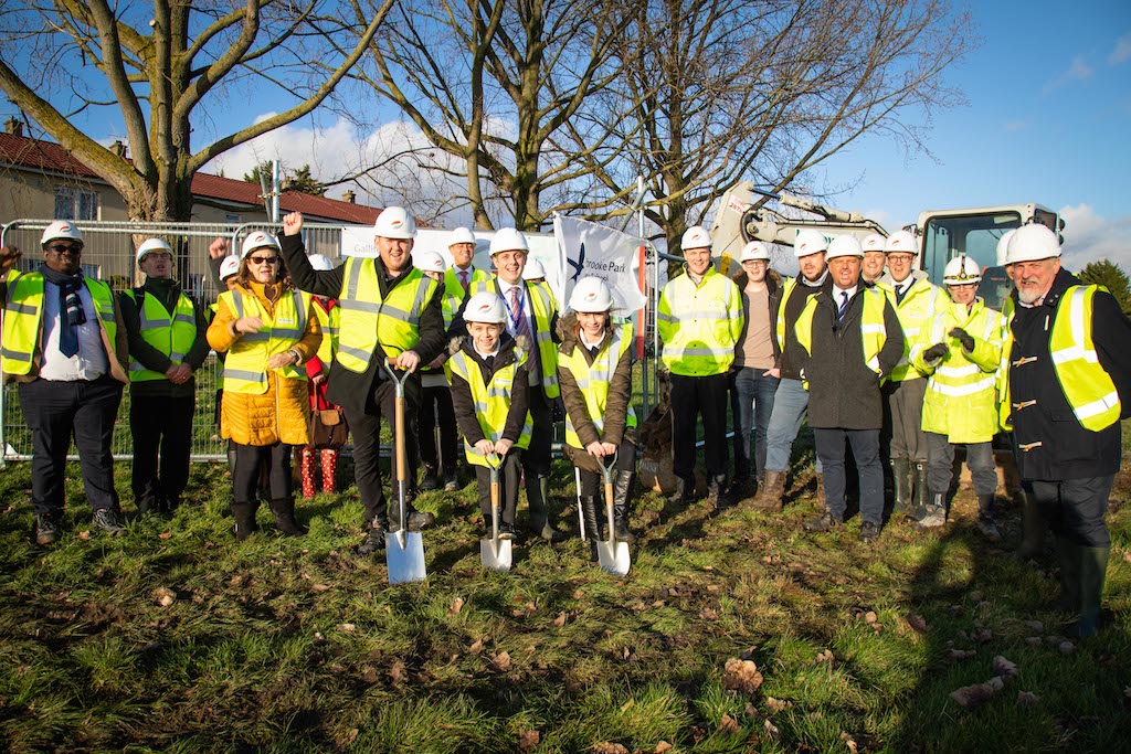 Work has started on a new building at Kidbrooke Park Primary School - labm