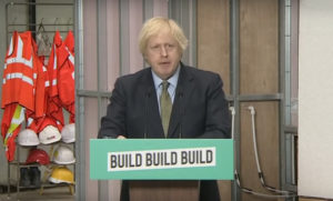 ‘Build build build’: PM announces planning reforms and New Deal for Britain
