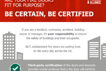 BWF Fire Door Alliance launches ‘Be Certain, Be Certified’ campaign