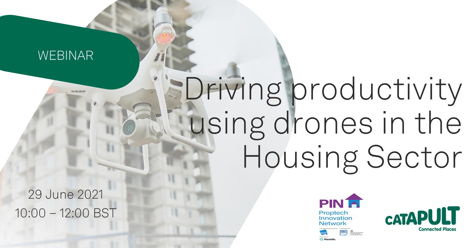How can drone technology improve asset management in housing?