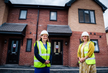 MP visits Housing Plus Group’s new affordable homes in Stafford