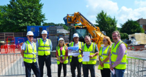 MP Mike Amesbury visits Helsby affordable homes scheme