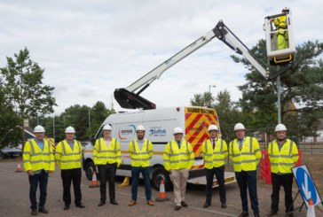 Work begins to replace street lights in Suffolk and save energy in the county