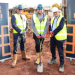 Breaking ground at McArthur’s Yard marks start on site for development of new homes in Bristol