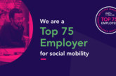 Mears Ranked as a Top 75 employer in 2021 for Social Mobility