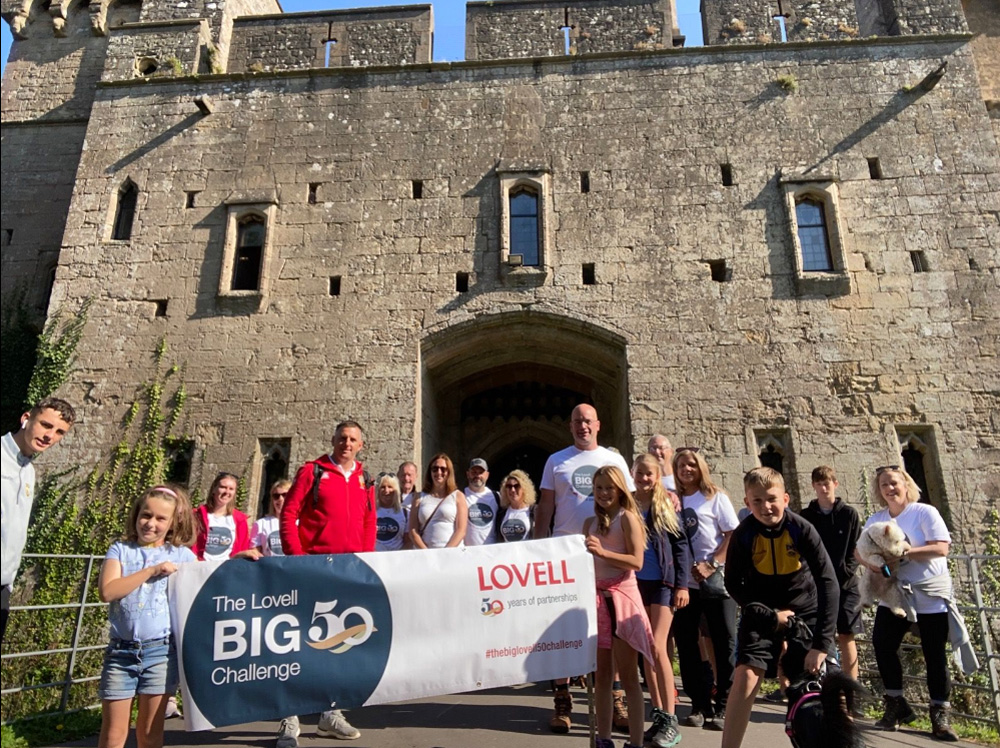 The ‘Big Lovell 50 Challenge’ raises £5,000 for youth homelessness charity Centrepoint