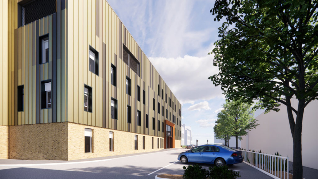A CGI of the completed King's College Hospital Outpatient Services Building