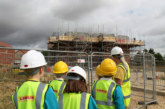 Building site visit for Lincoln school children
