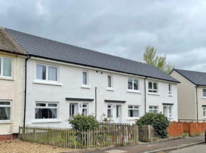 Russell Roof Tiles re-roofs East Ayrshire social housing project