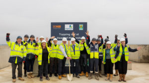 Topping out ceremony for 158 affordable homes in Hemel Hempstead