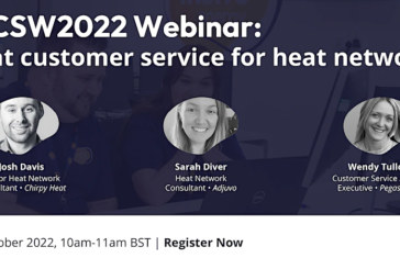 #NCSW2022 Webinar: Great customer service for heat networks — what does it look like and how do we achieve it?