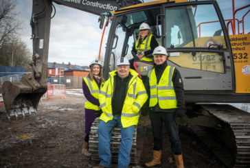 Housing Lead visits East Lancs Paper Mill site to see progress on £4.5m affordable homes development