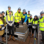 Landmark moment in construction of new council homes at Dixon Clark Court