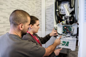 Apprentice electrician following in her father’s footsteps now dreams of having her own business