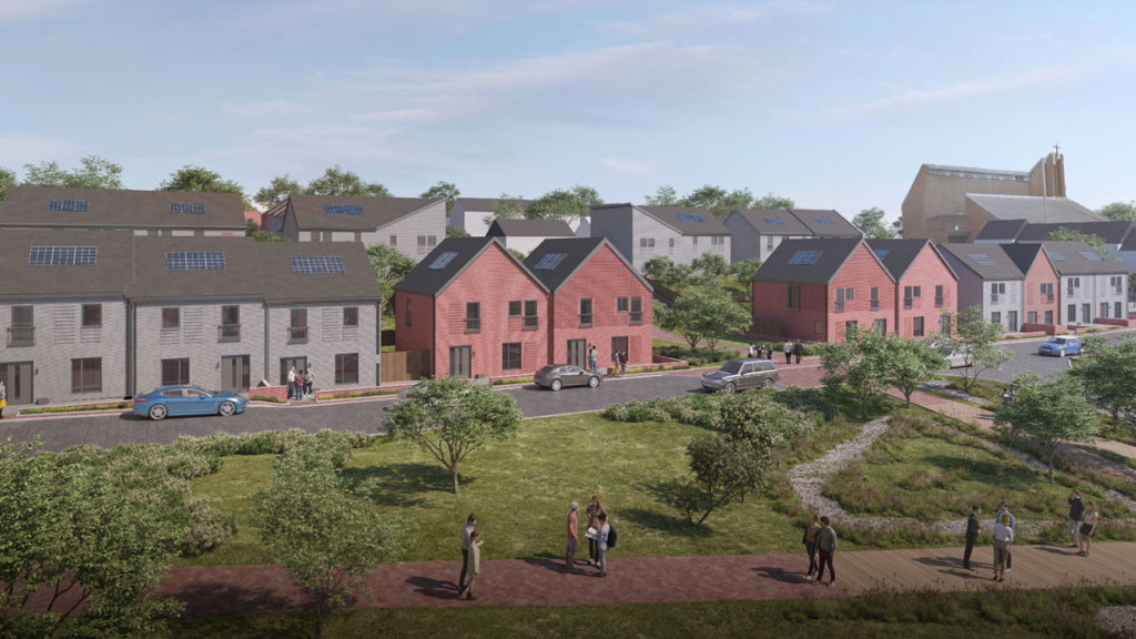 Bellsmyre regeneration project shortlisted for two Planning Awards - labm