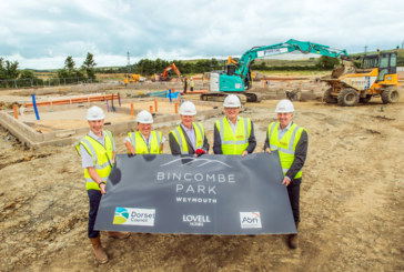 Dorset Council view progress at the start of Lovell and Abri’s new development for 500 new homes in Weymouth