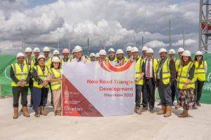 Major milestone reached at New Road Triangle as buildings ‘topped out’