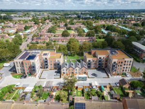 75 new council homes completed at Campkin Road, Cambridge
