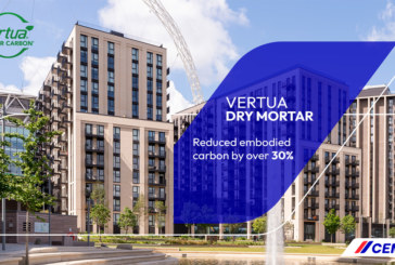Cemex enhances its Vertua range of lower carbon mortar solutions