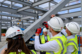 Steel signing celebrates construction progress at new Maldon primary school