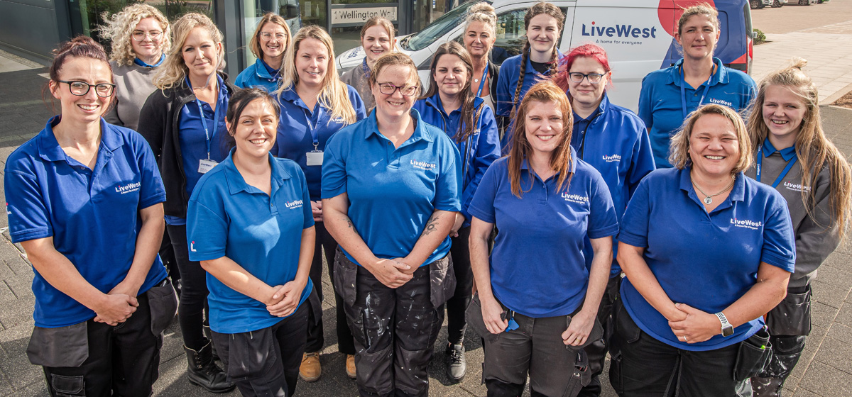 Women across LiveWest’s trade workforce passionate about encouraging others to follow in their footsteps