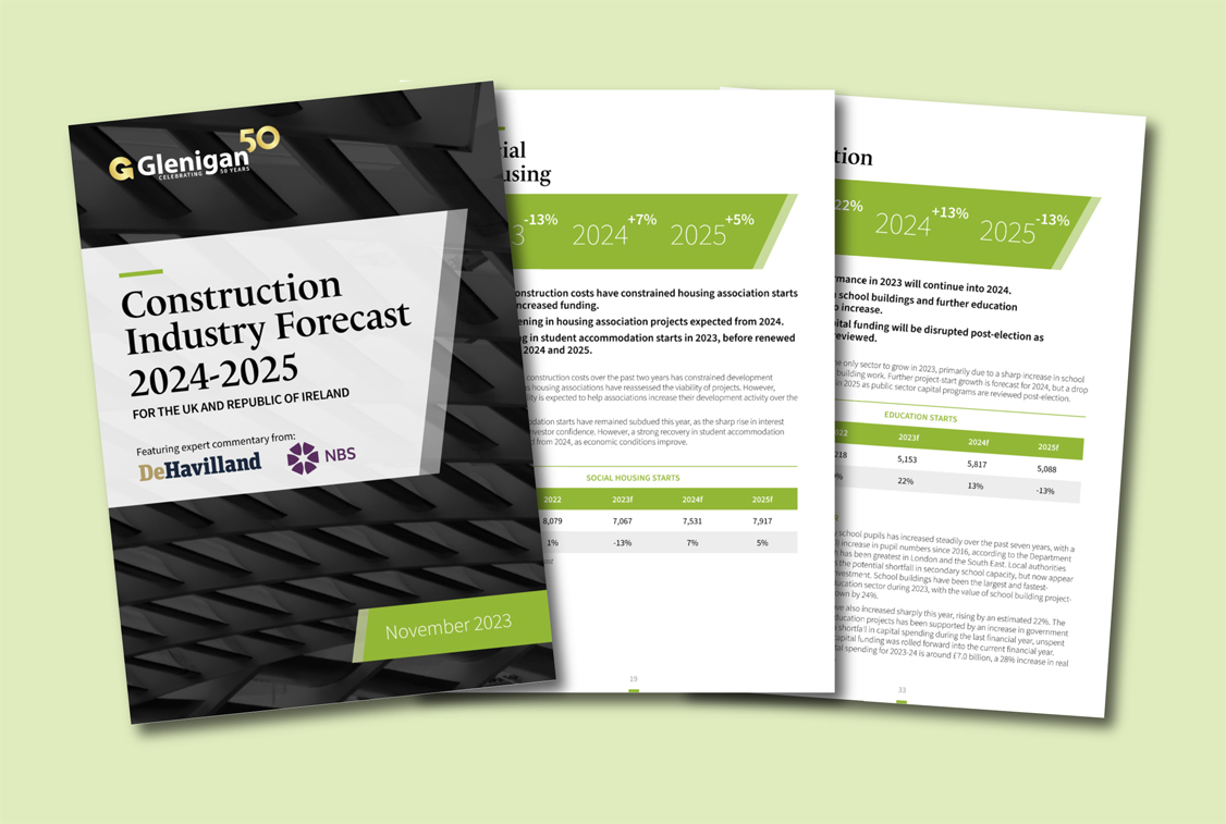 Glenigan Forecasts Gradual Social Housebuilding Growth From 2024   Glenigan Industry Forecast 2024 2025 