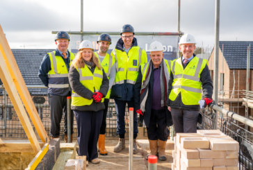 Topping out ceremony for 65 affordable Hightown homes in Luton