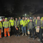 Property services firm lends a helping hand to Wrexham hospice with annual Christmas tree collection